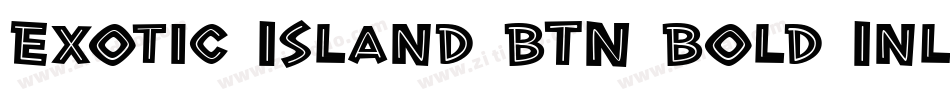 Exotic Island BTN Bold Inline字体转换
